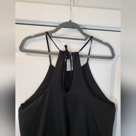A&F satin tank camisol bodysuit black - Picture 2 of 4